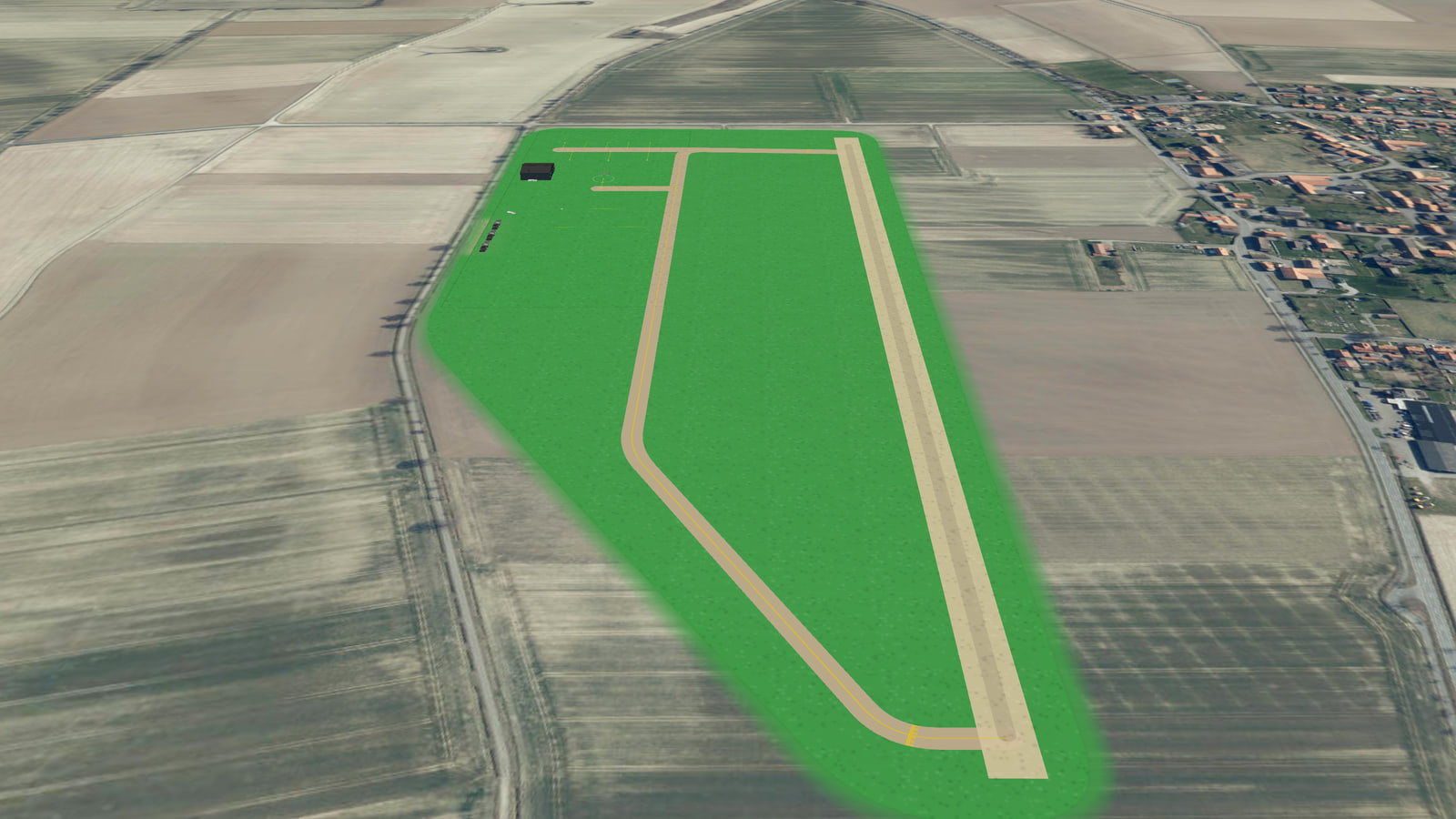 Flugplatz Dassensen (EDDA) in Microsoft Flight Simulator 2024