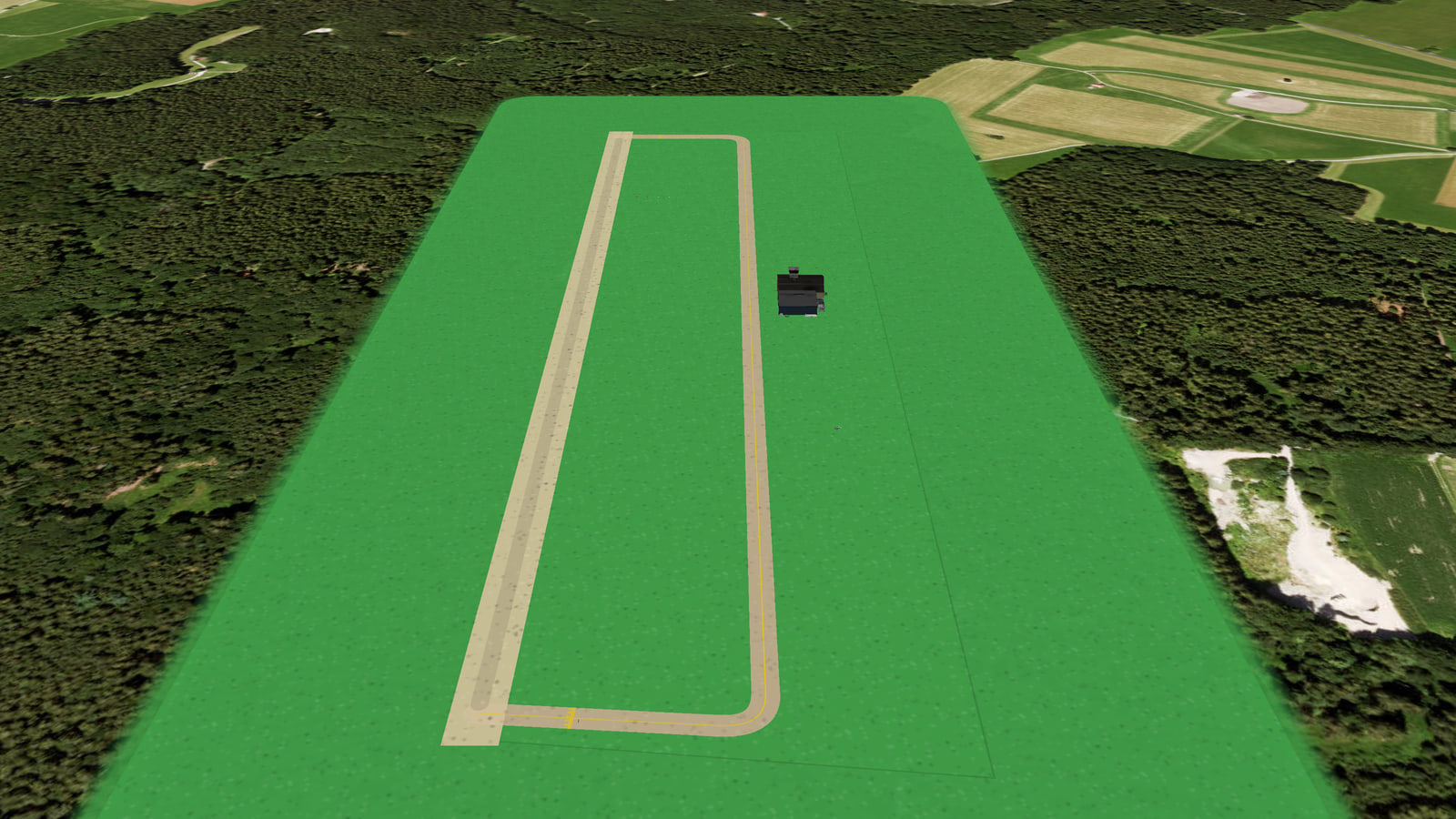 Radqua Airfield (EDRAD) in Microsoft Flight Simulator 2024