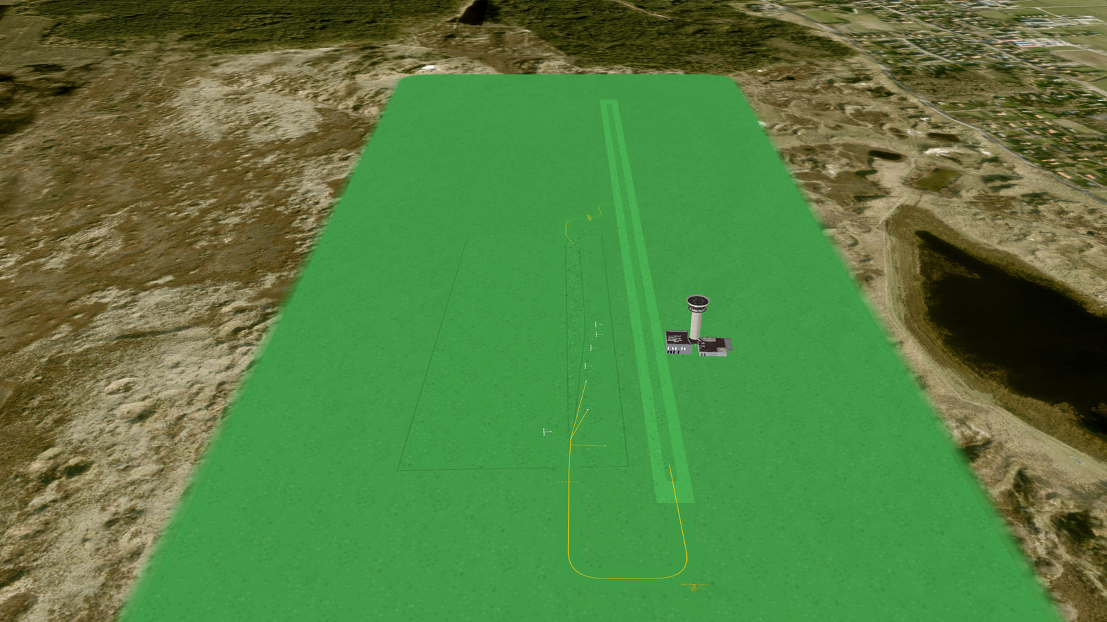 Hoorn airport (HORN) in Microsoft Flight Simulator 2024