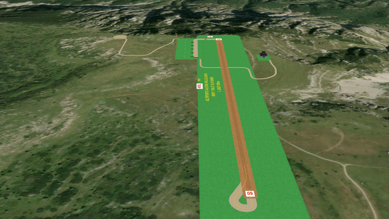 Altiporto Alevia Vallelaghi (AVXL) in Microsoft Flight Simulator 2024