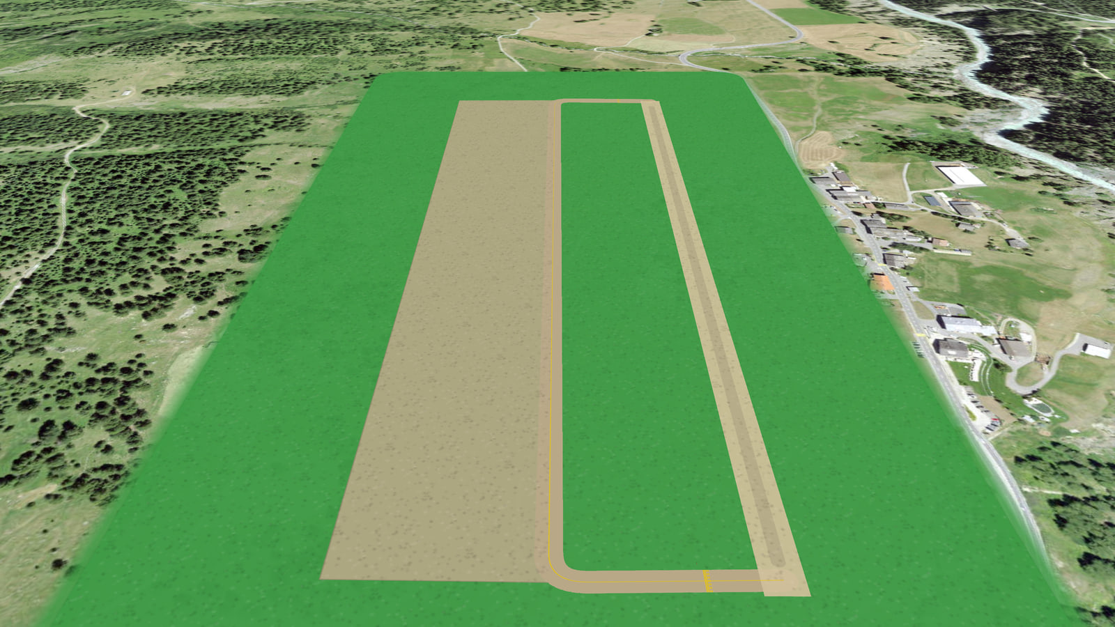 Engadin Airport in better (LSSA) in Microsoft Flight Simulator 2024