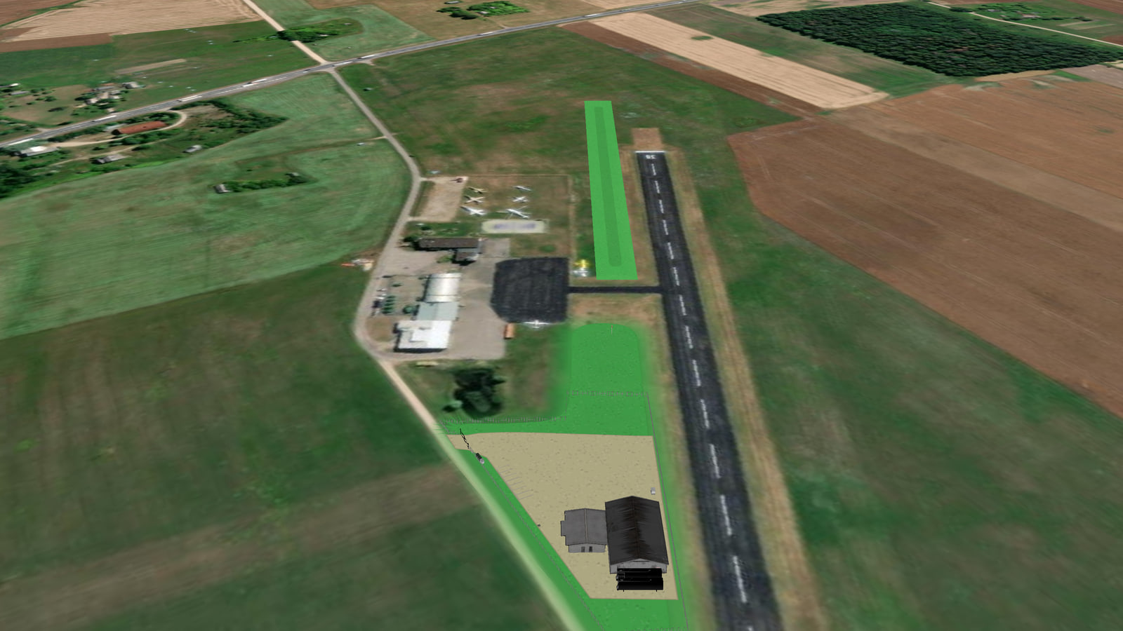 Medical helicopter base (MED03) in Microsoft Flight Simulator 2024