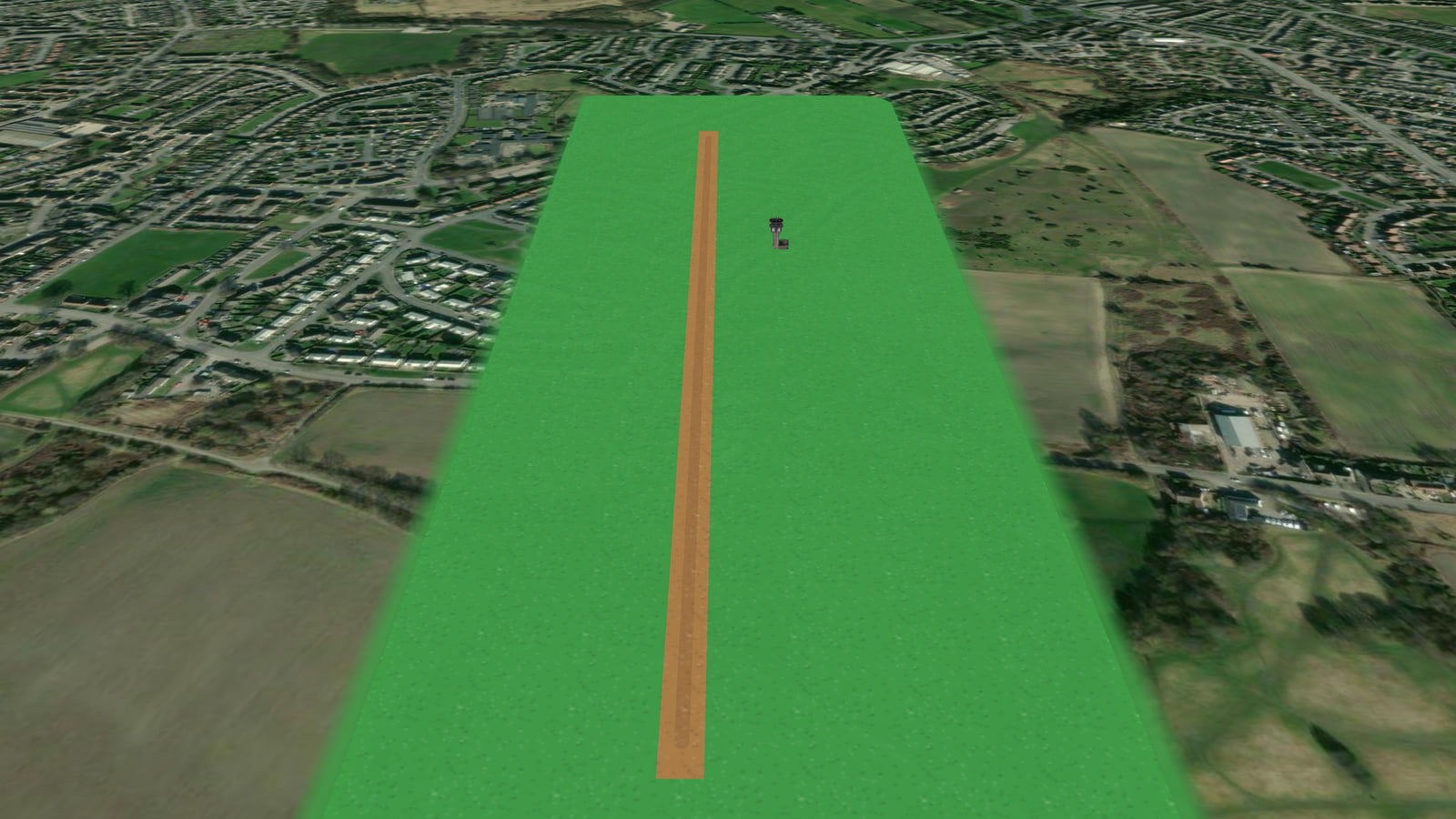 Huddersfield airport (HUDD) in Microsoft Flight Simulator 2024