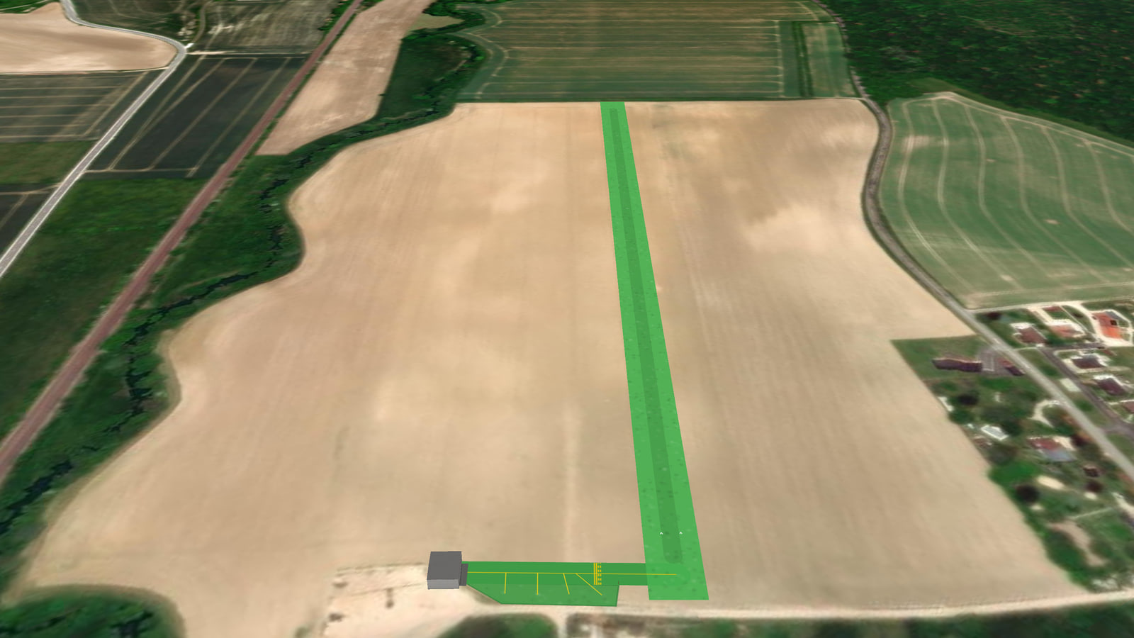 Aérodrome de Longchamp Leclere (LFJG) in Microsoft Flight Simulator 2024