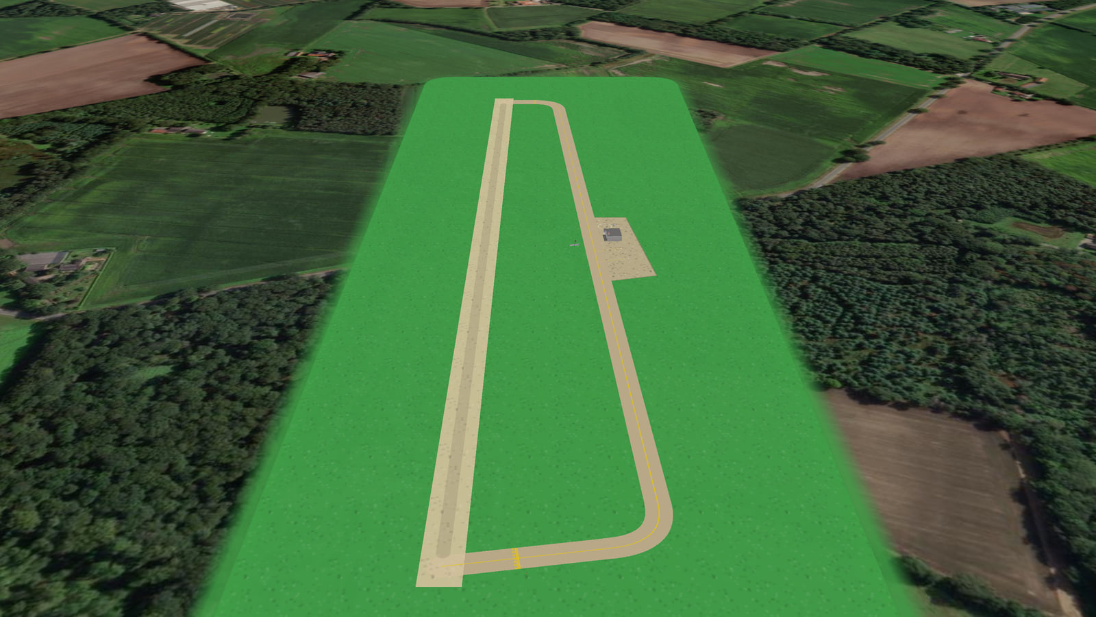 Rhede Flugplatz (ERSM) in Microsoft Flight Simulator 2024