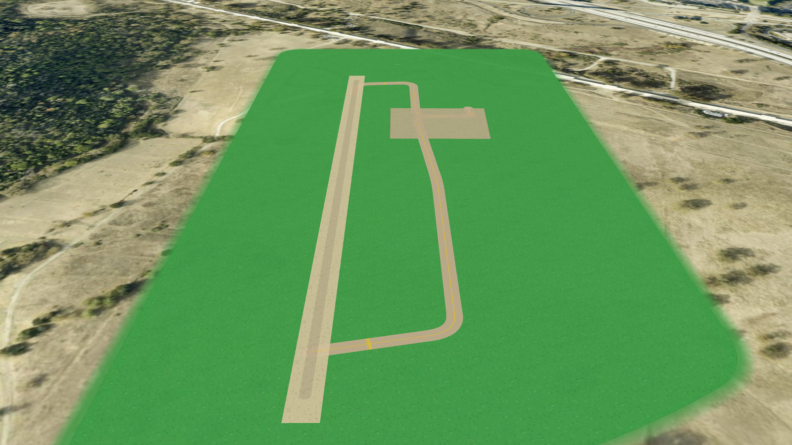 ash airport (ASH1) in Microsoft Flight Simulator 2024