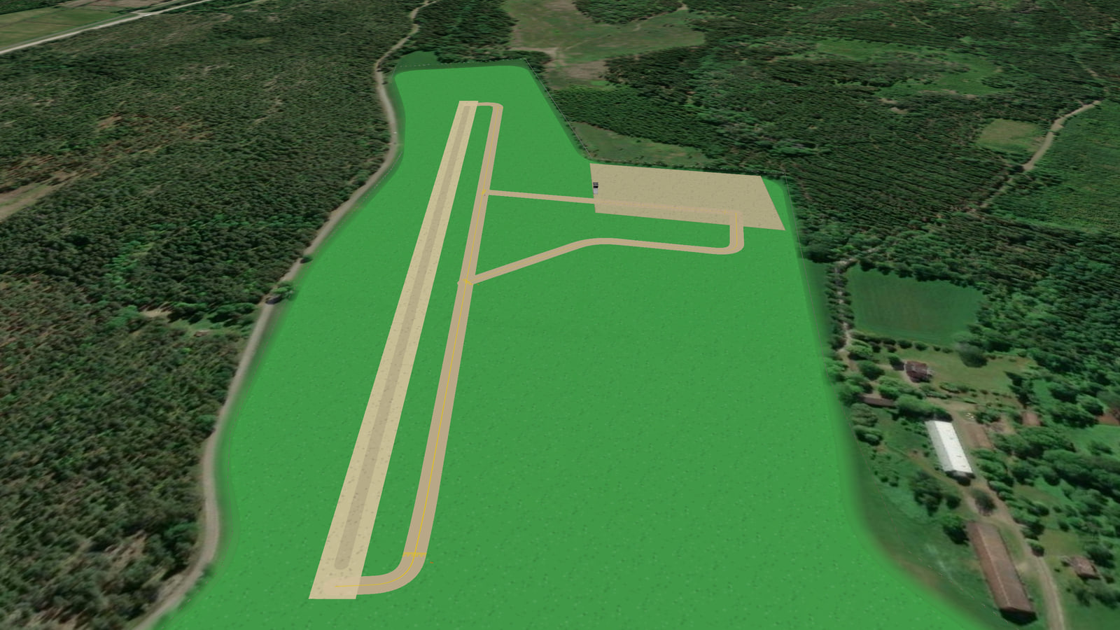 Gissen Airport (EGGS) in Microsoft Flight Simulator 2024