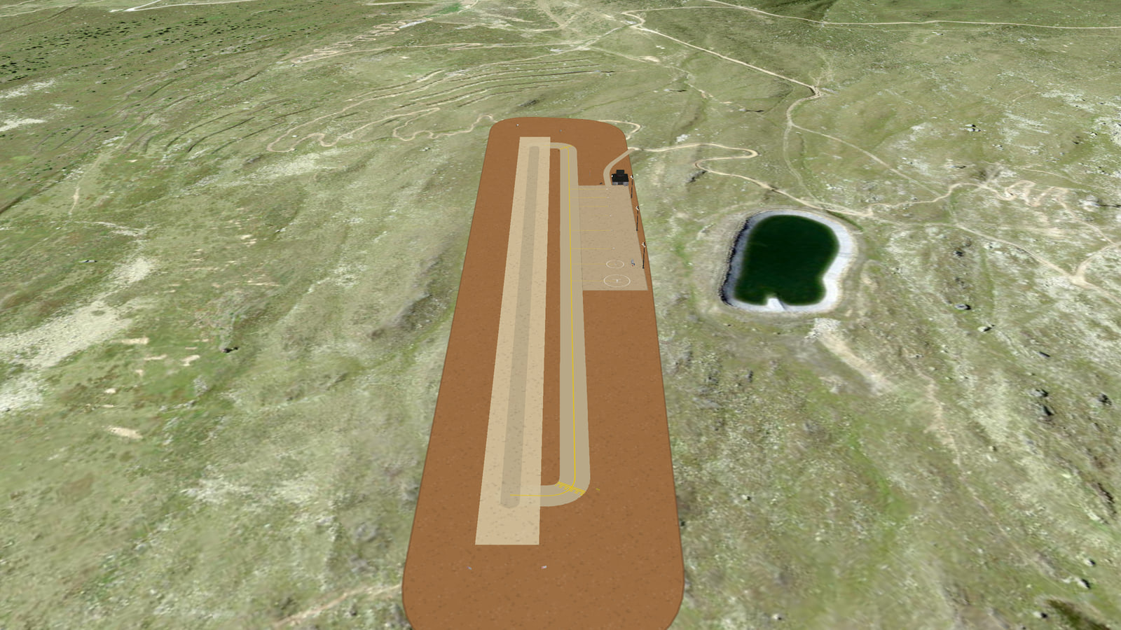 Bellwald Airport (LSBW) in Microsoft Flight Simulator 2024