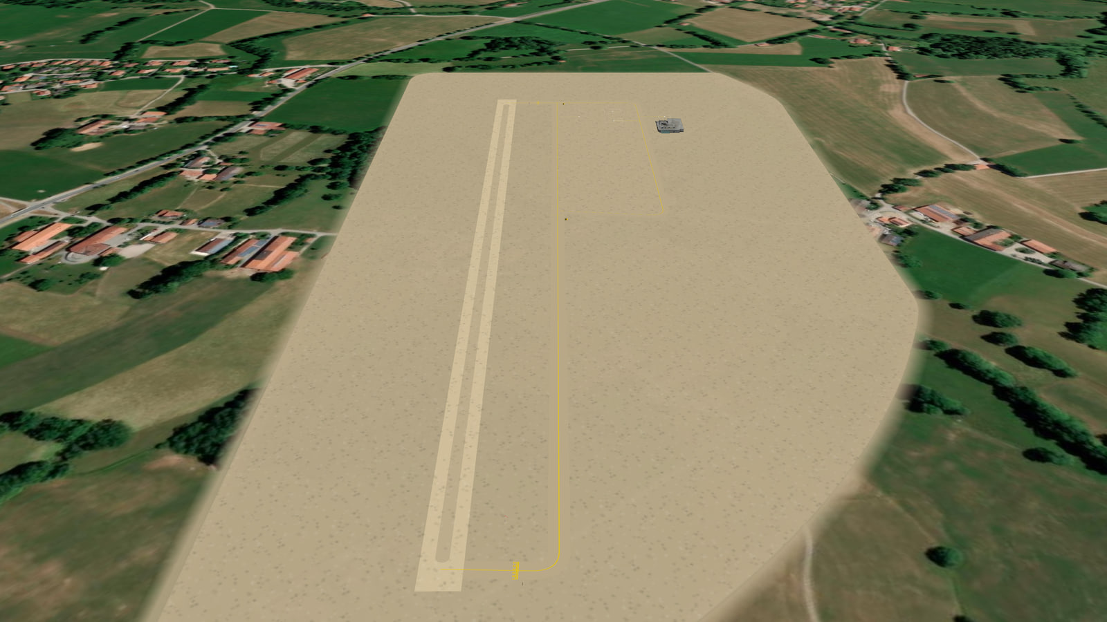 seaside airport bavaria (EDSS) in Microsoft Flight Simulator 2024