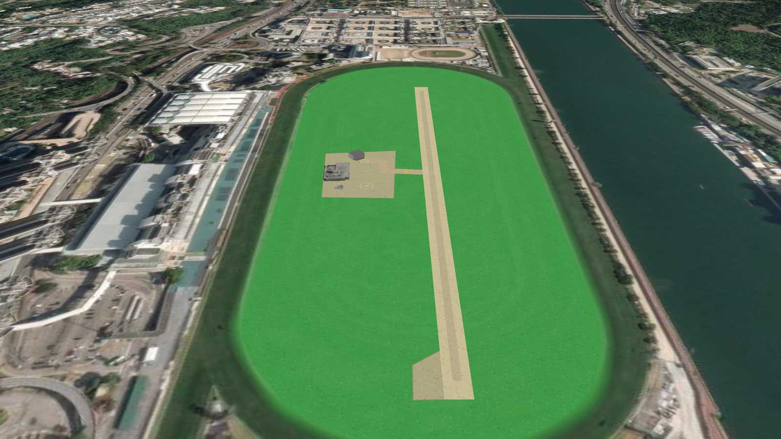 香港沙田赛马场机场 (Z34040) in Microsoft Flight Simulator 2024