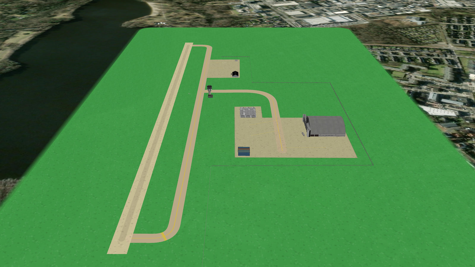 Altwarmbüchen International Airport (AWBIA) in Microsoft Flight Simulator 2024