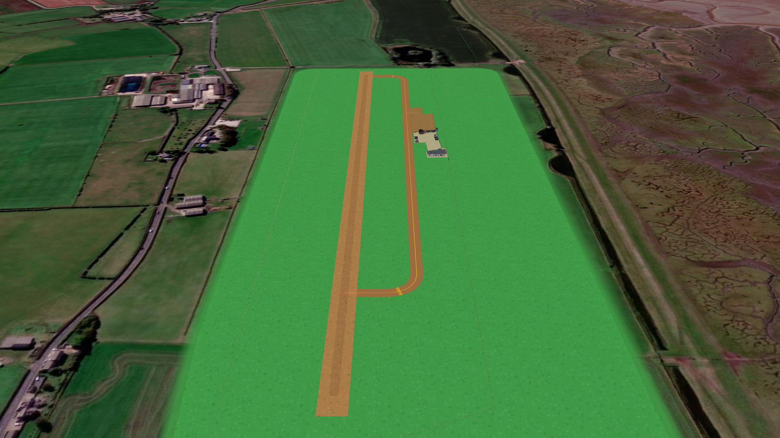 Geek Aerodrome (EGEEK) in Microsoft Flight Simulator 2024