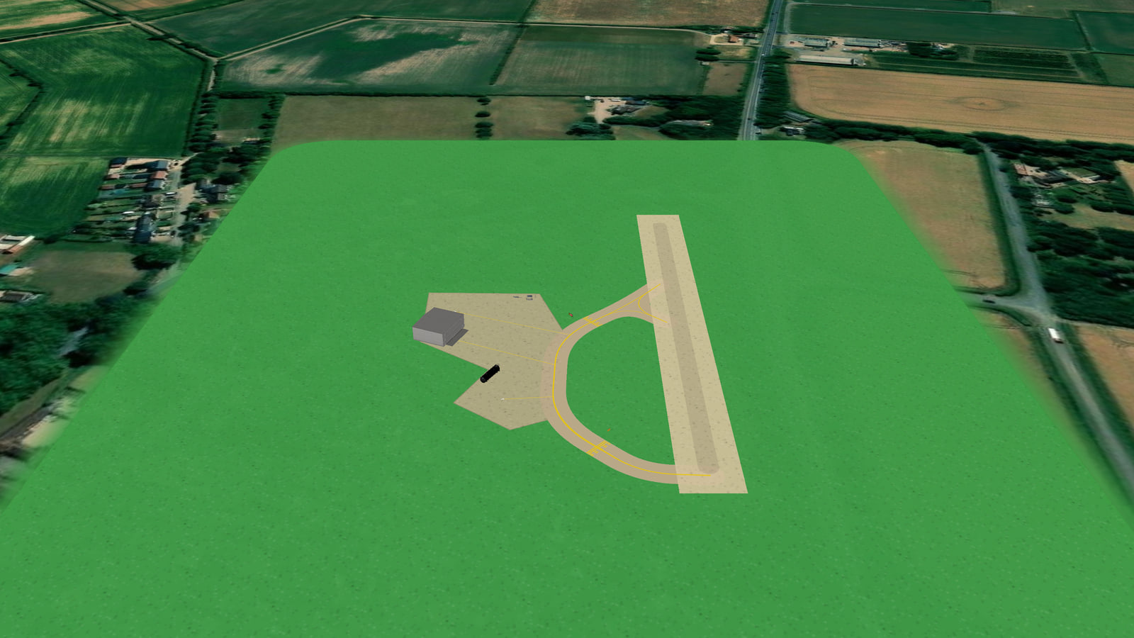 little garden airport (EGBGA) in Microsoft Flight Simulator 2024