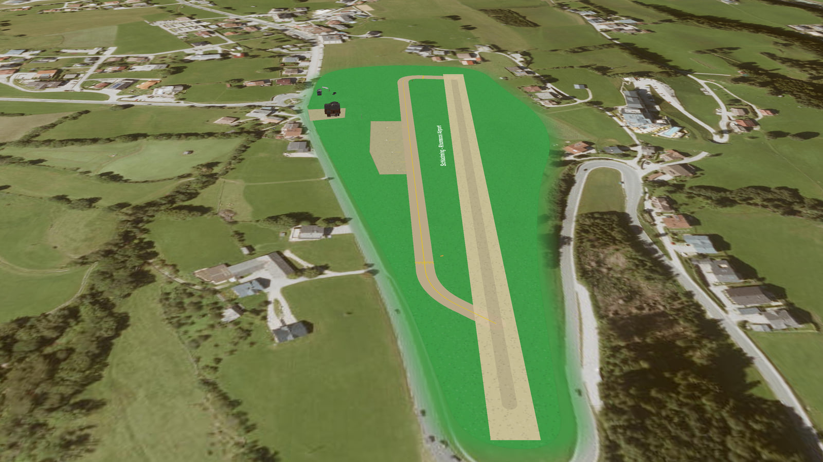 Schladming - Rhormoos Airport (LOSR) in Microsoft Flight Simulator 2024