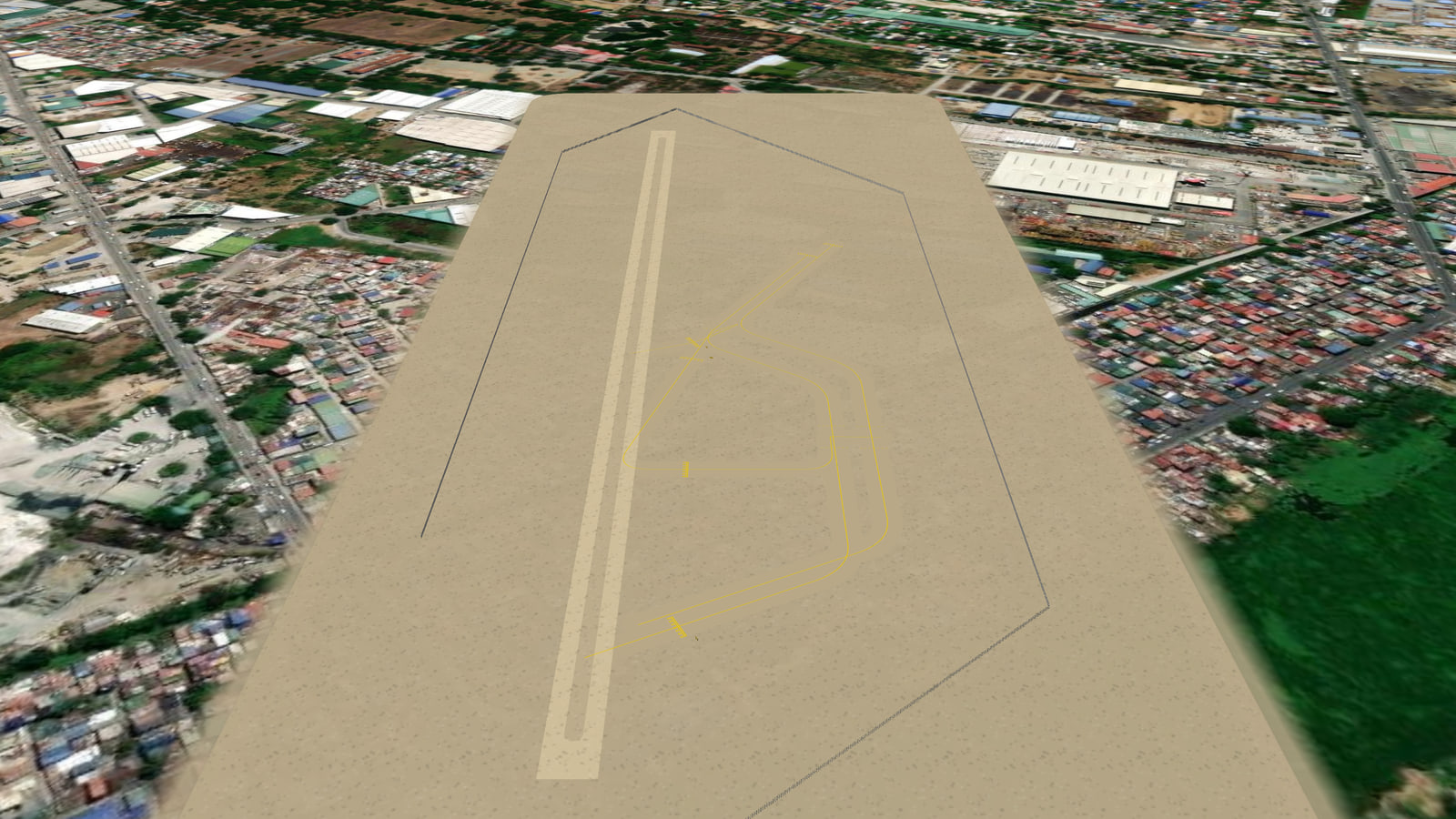 Taguig Dm'l airport (RPAA) in Microsoft Flight Simulator 2024