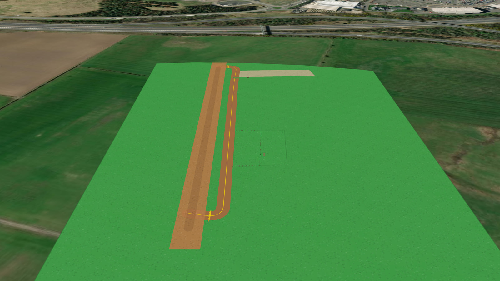 Dunfermline airport (DFA01) in Microsoft Flight Simulator 2024