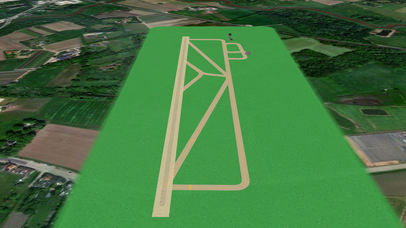 Lier local Airport (ELIE) in Microsoft Flight Simulator 2024