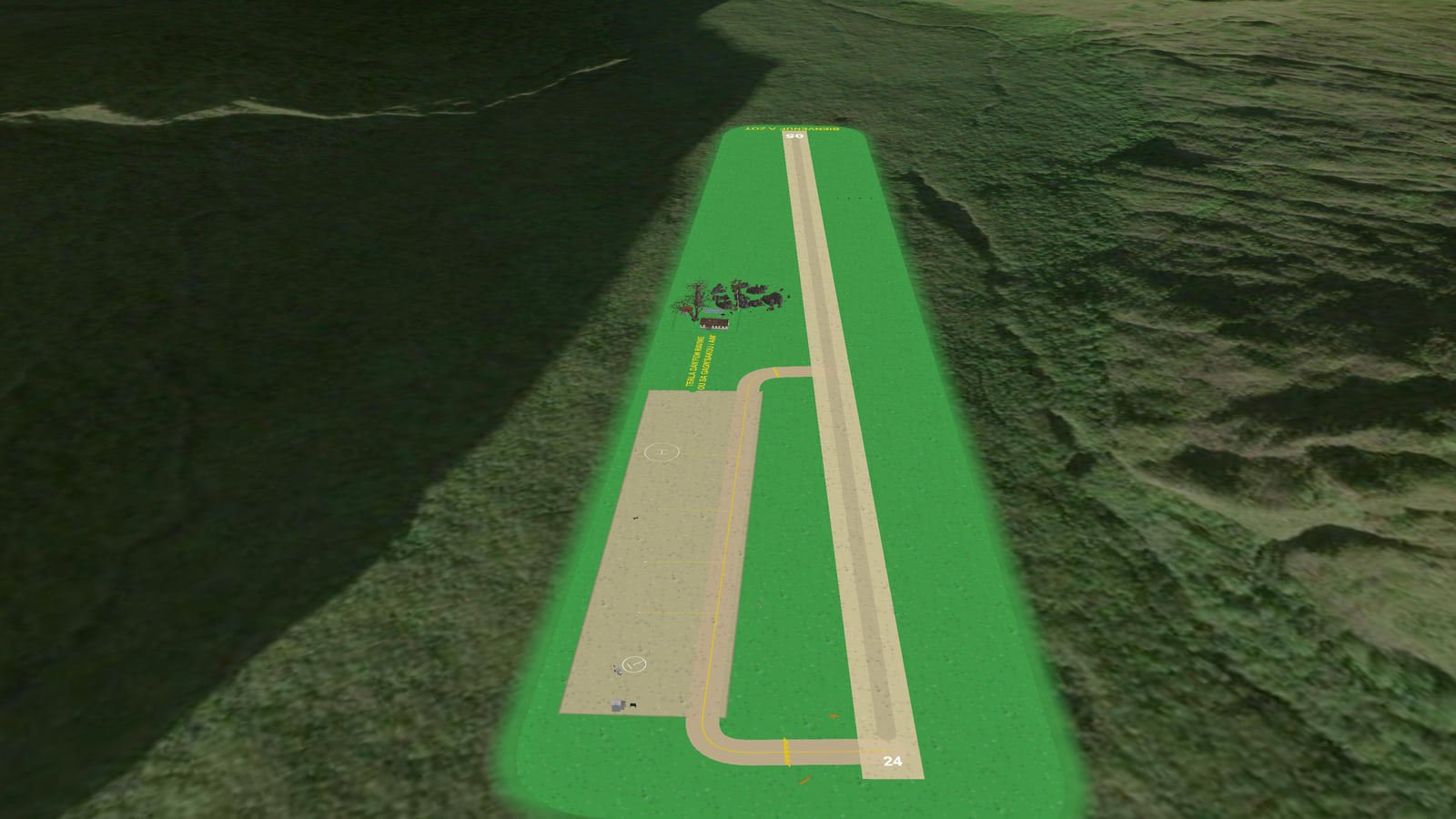 Rivière des remparts (RAMP) in Microsoft Flight Simulator 2024