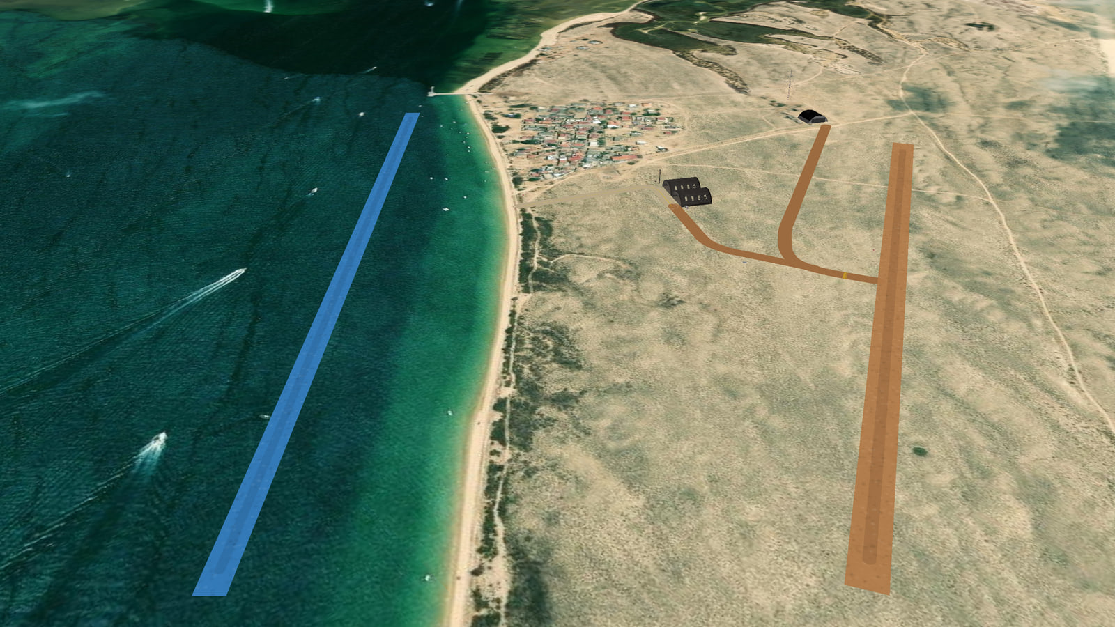 Hangares (LPHG) in Microsoft Flight Simulator 2024