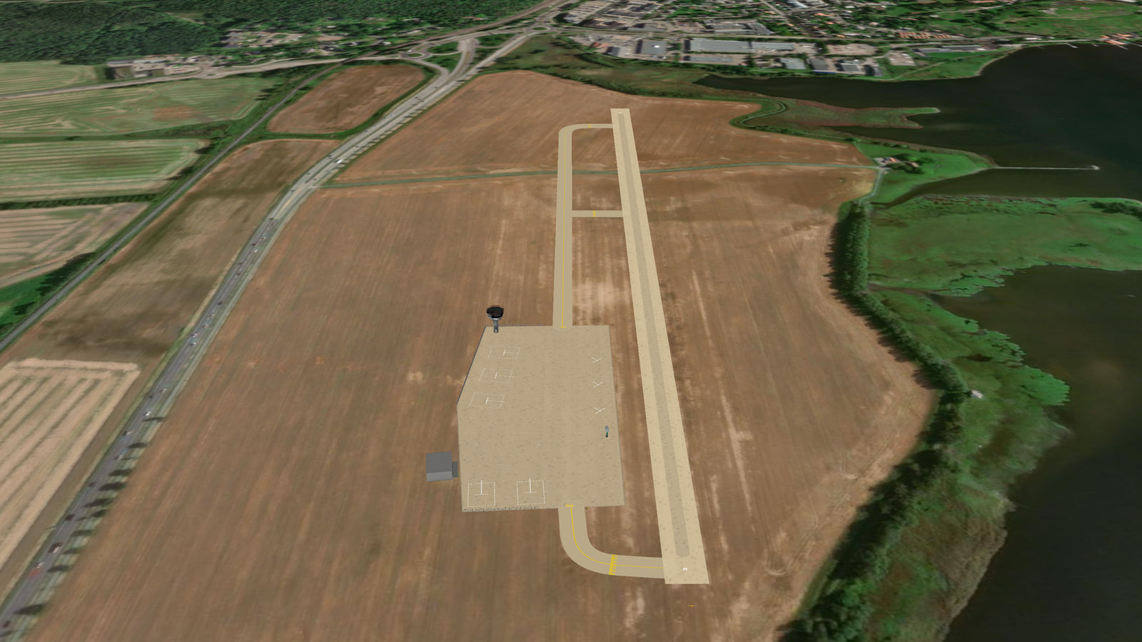 Tonsberg Intl (ENTB) in Microsoft Flight Simulator 2024