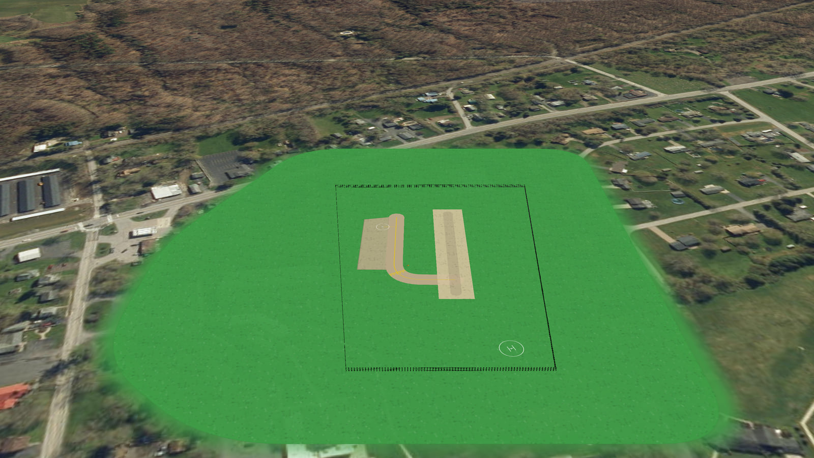 Gow school (KGOW) in Microsoft Flight Simulator 2024