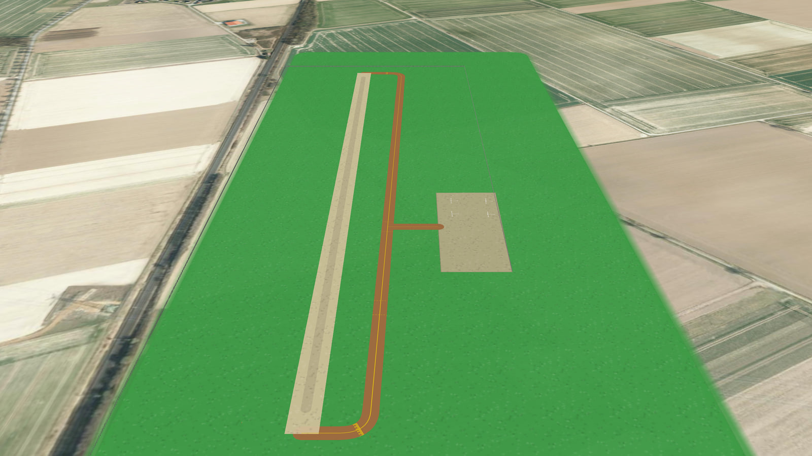 Beim Woltwiescher Feld (EDWW) in Microsoft Flight Simulator 2024