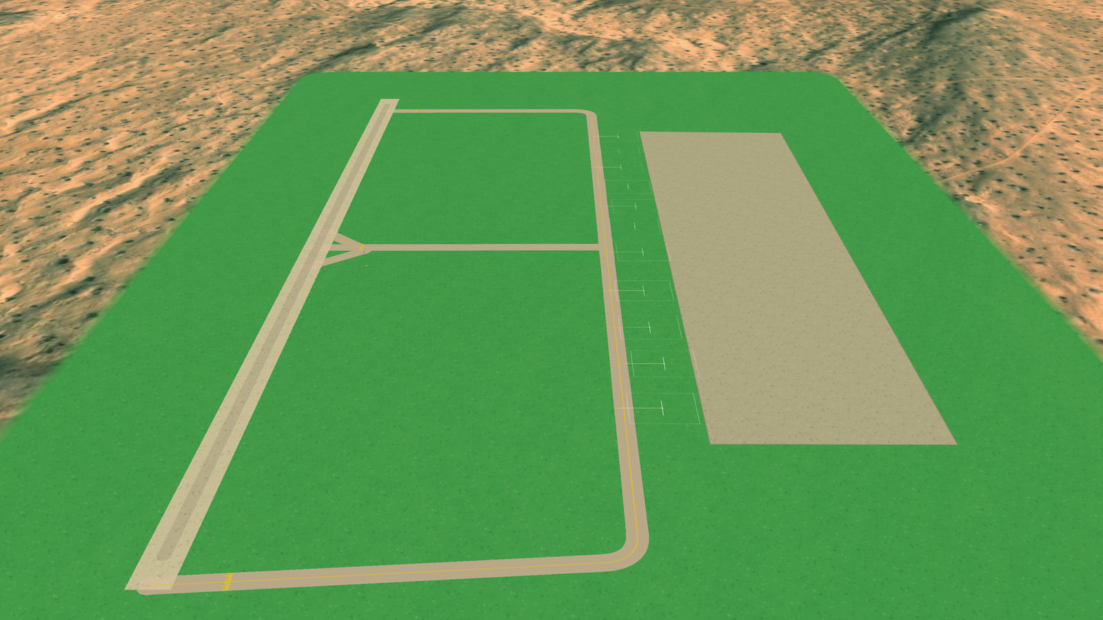 Gouda Bay Airport (OGBA) in Microsoft Flight Simulator 2024