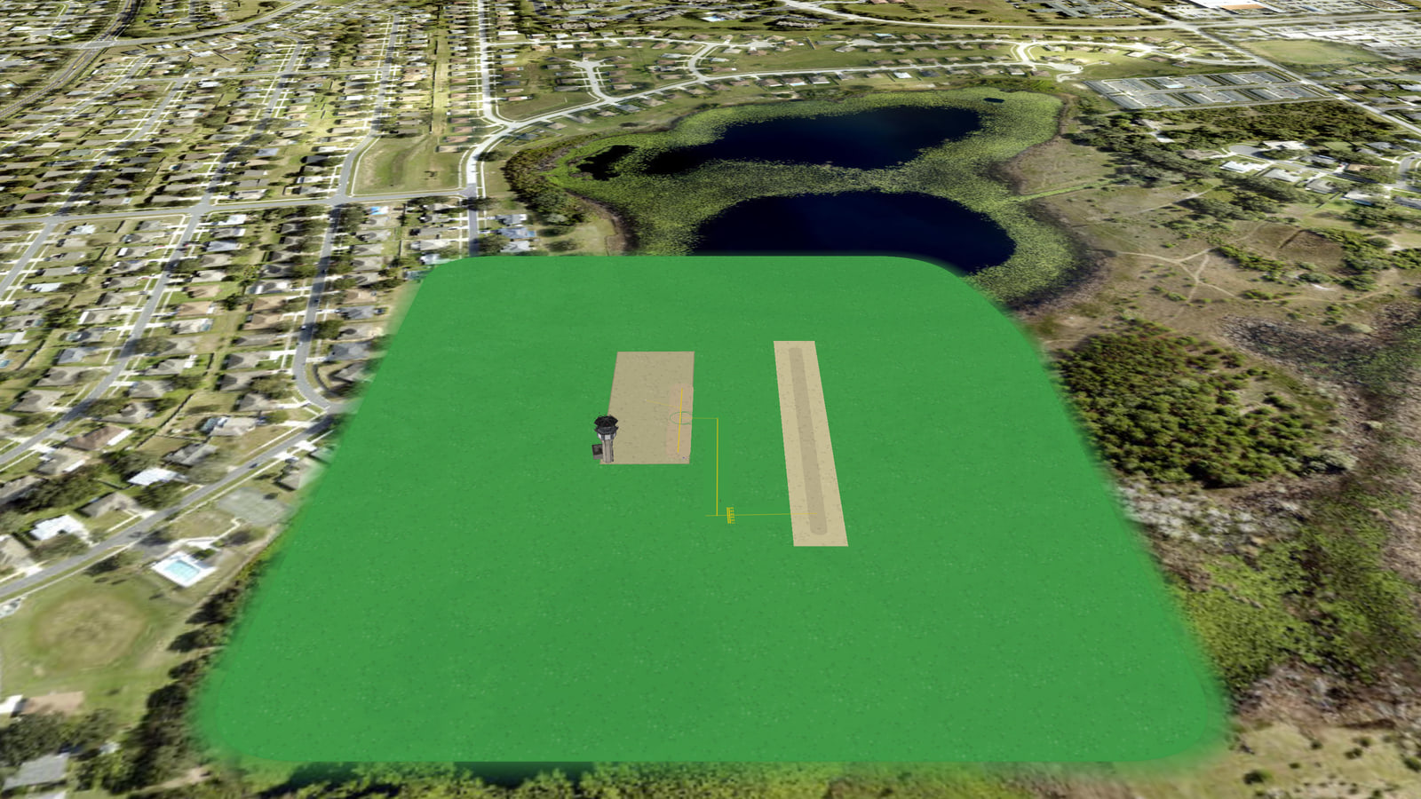 CLermont international airport (CIA) in Microsoft Flight Simulator 2024