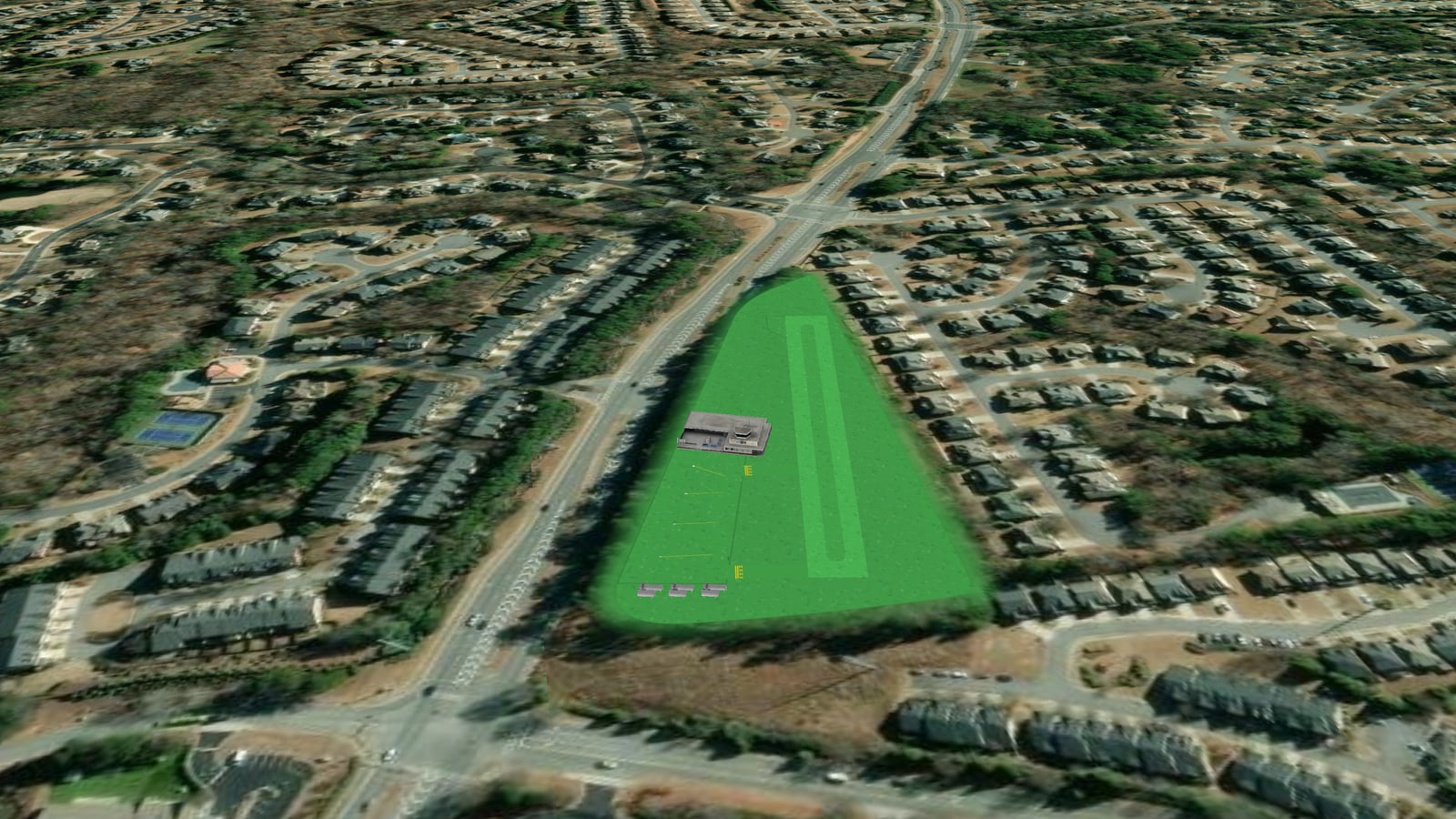 Suwanee General Aviation Airport (SUWG) in Microsoft Flight Simulator 2024
