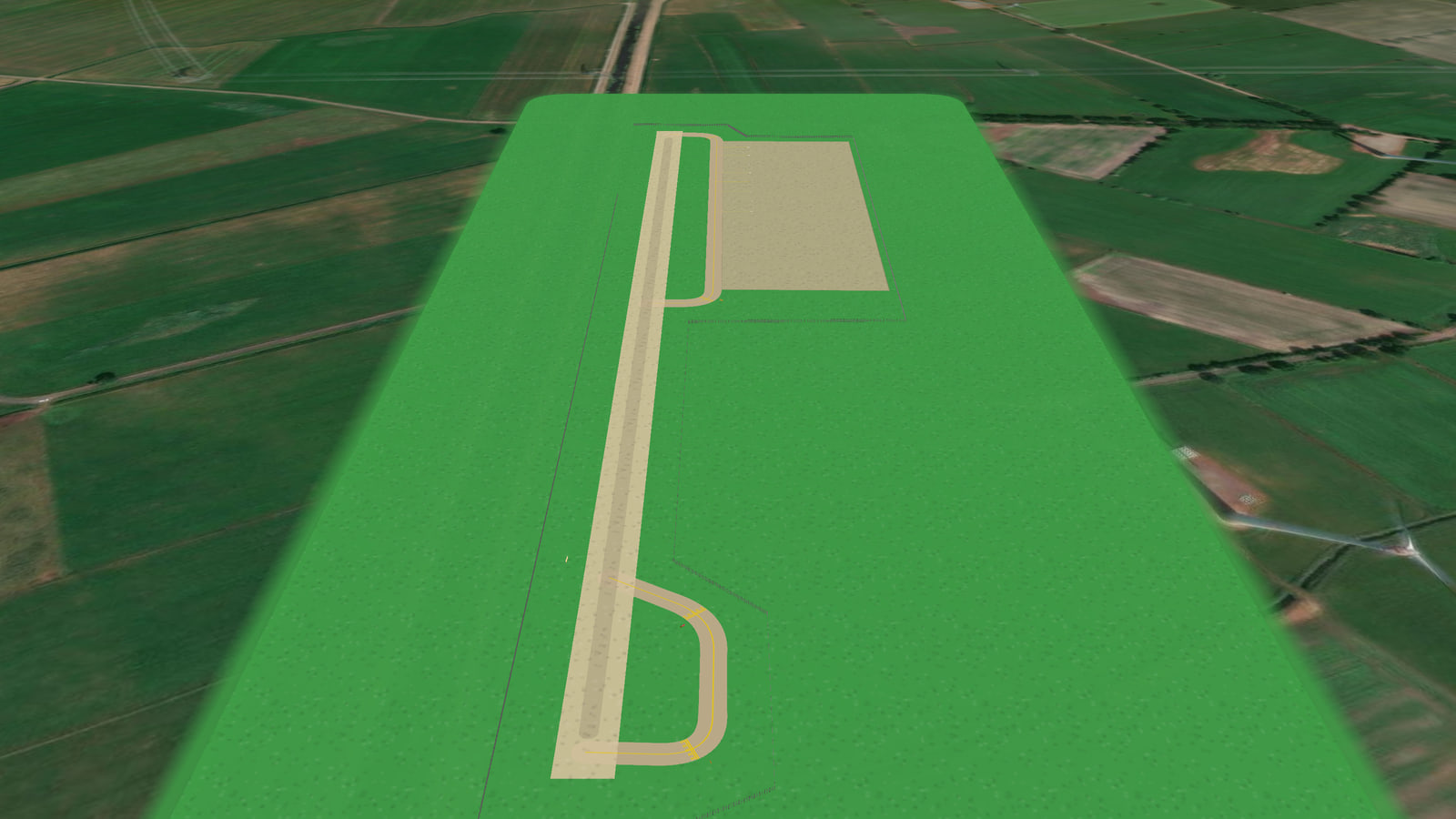 Mileo Landscape Airport (EMLA) in Microsoft Flight Simulator 2024