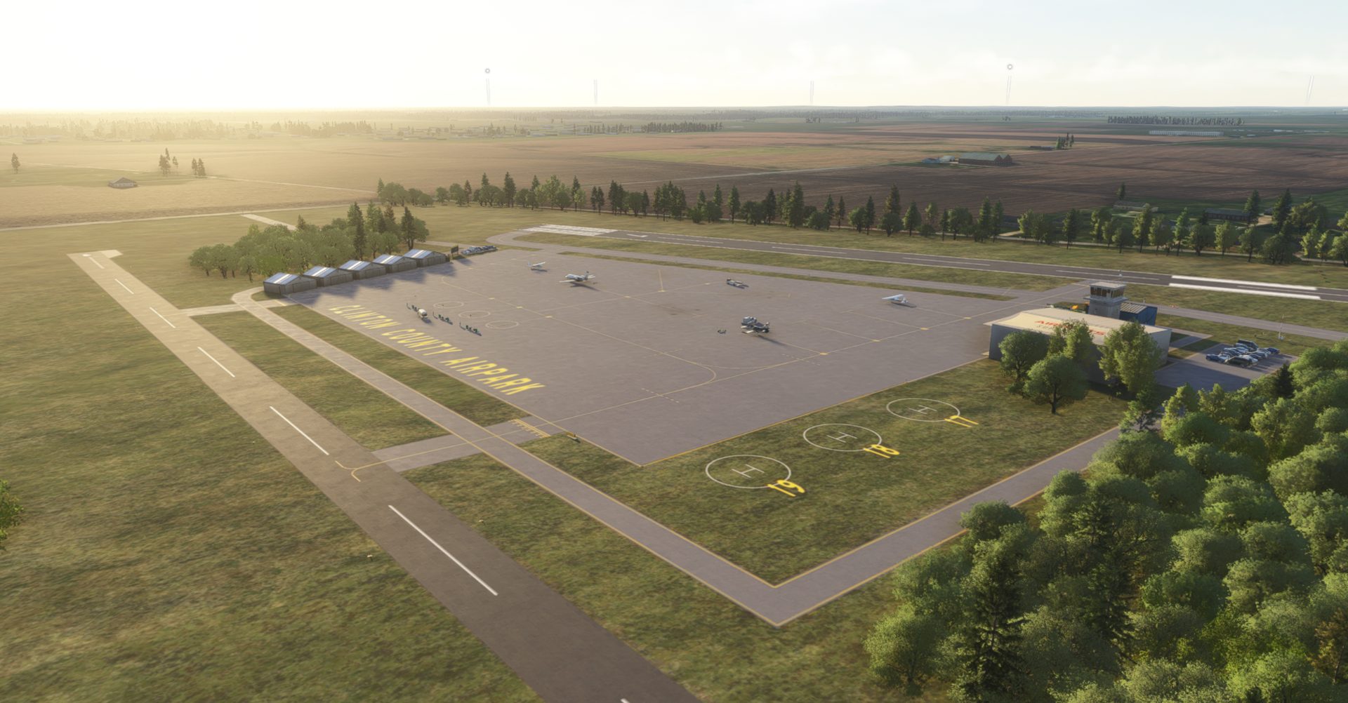 Clinton County Airpark (KLTN) in Microsoft Flight Simulator 2024