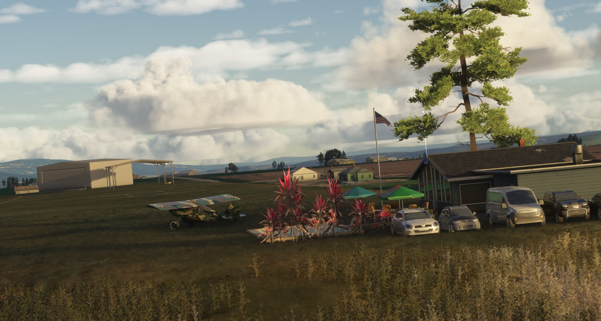 Wild Rivers Air Base (WRBL) in Microsoft Flight Simulator 2024