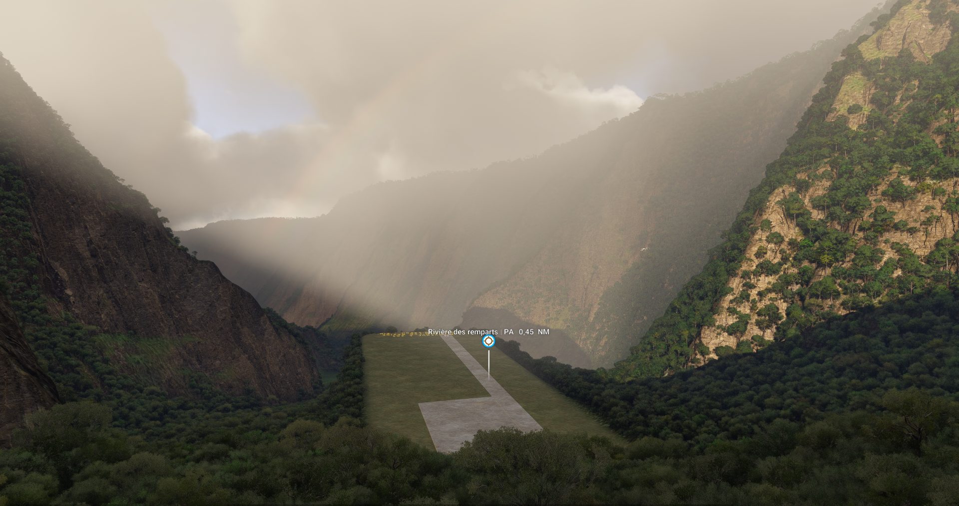 Rivière des remparts (RAMP) in Microsoft Flight Simulator 2024